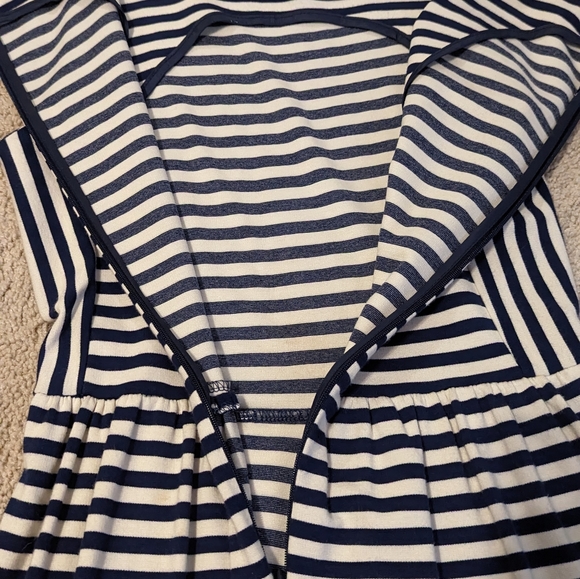 Madewell women's xs striped afternoon crew dress with pockets!! - Picture 10 of 11